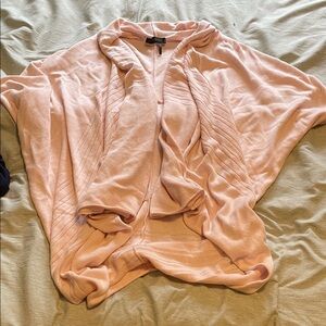 Donna Karan Blush Short Sleeve Cardigan